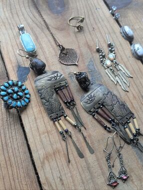Vintage Bohemian Jewelry Lot